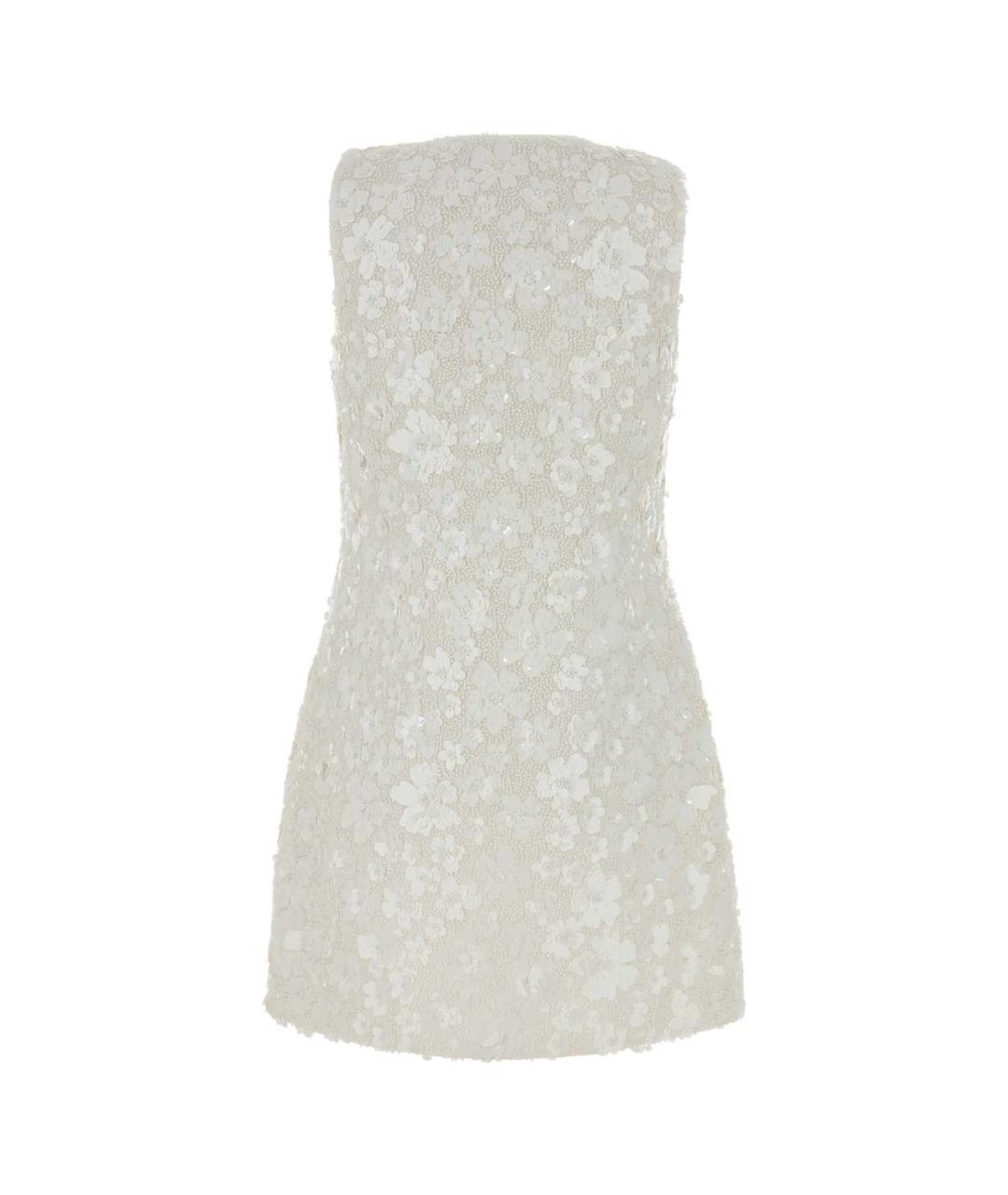 MICHAEL KORS Белое полиэстеровое коктейльное платье, фото 2