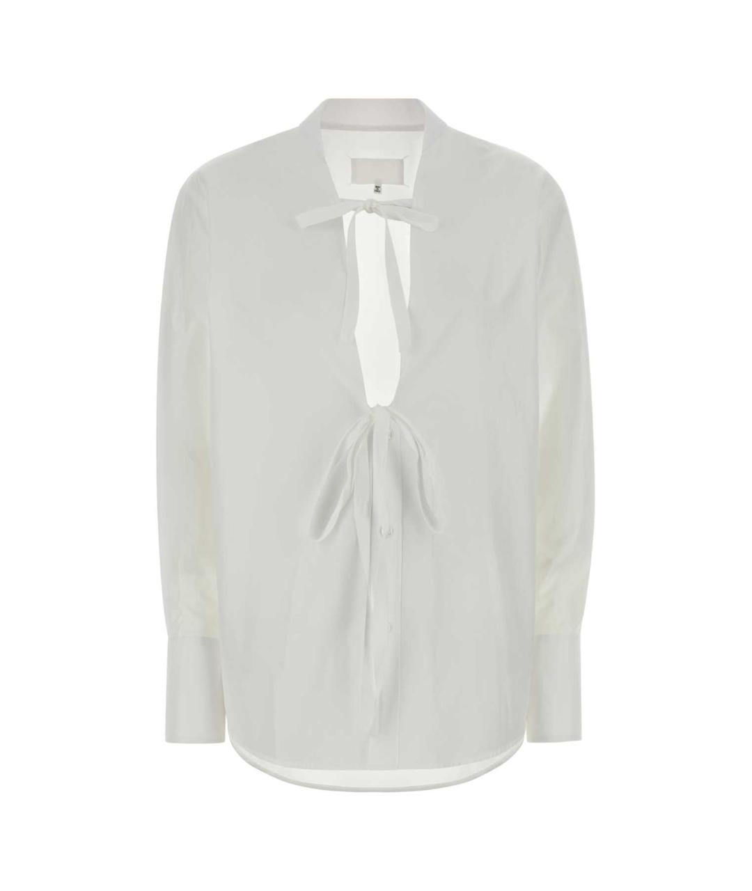 MAISON MARGIELA Белая хлопковая рубашка, фото 1