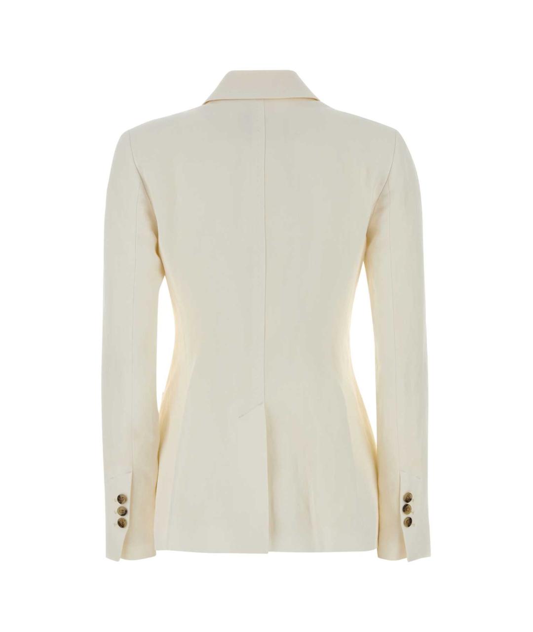 Ami Paris Бежевый вискозный жакет/пиджак, фото 2