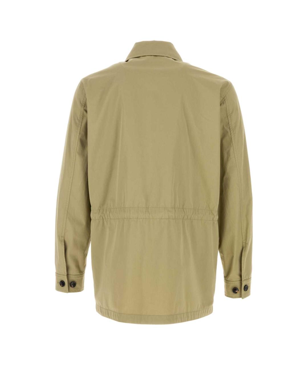 BURBERRY Зеленая хлопковая куртка, фото 2