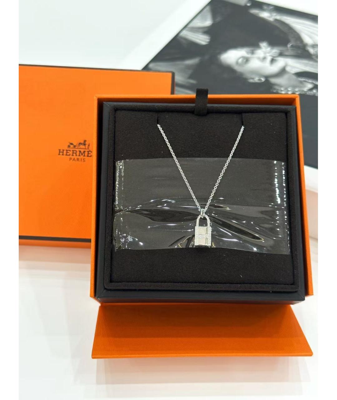 HERMES Серебряное колье, фото 4