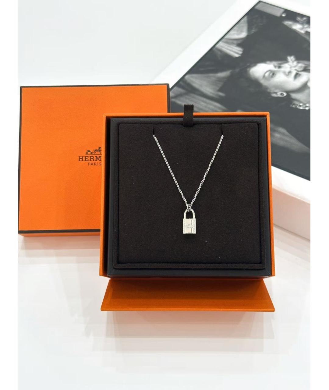 HERMES Серебряное колье, фото 3