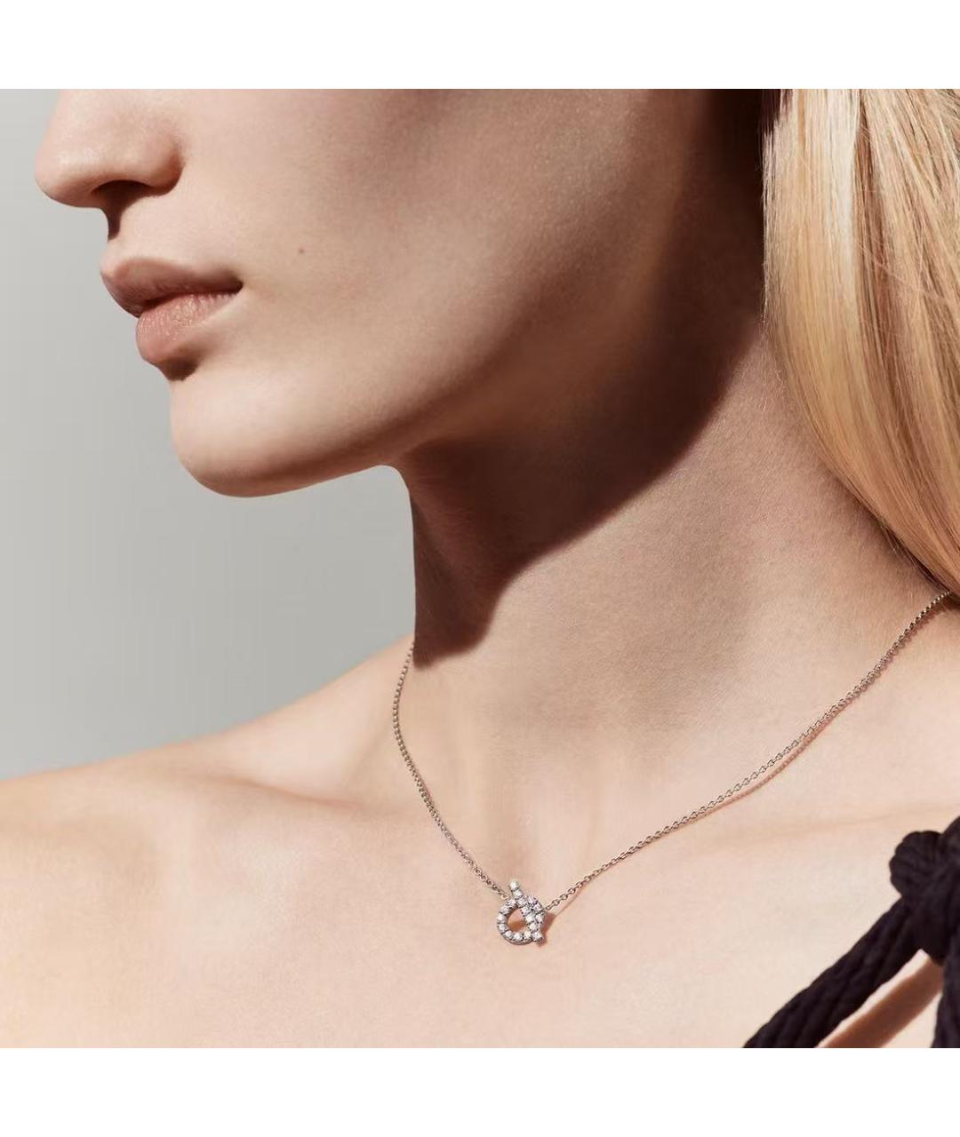 HERMES Серебряная подвеска из белого золота, фото 5