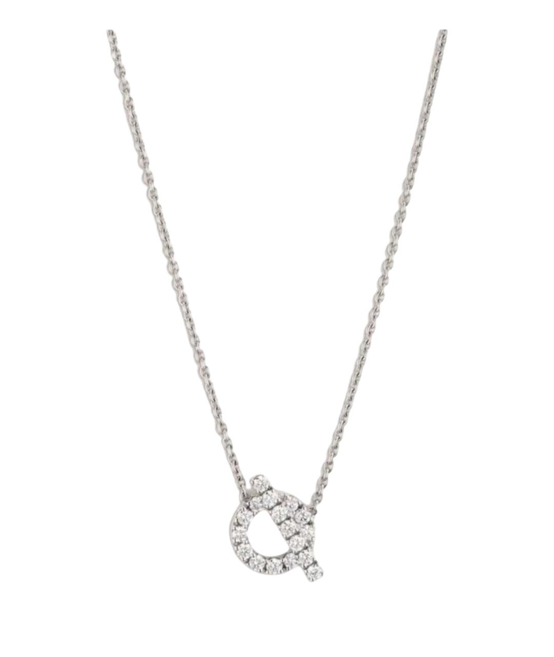 HERMES Серебряная подвеска из белого золота, фото 1