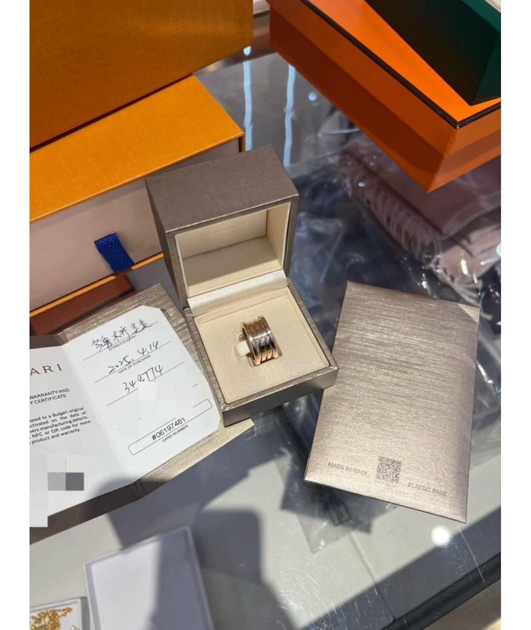 BVLGARI Золотое кольцо из розового золота, фото 2