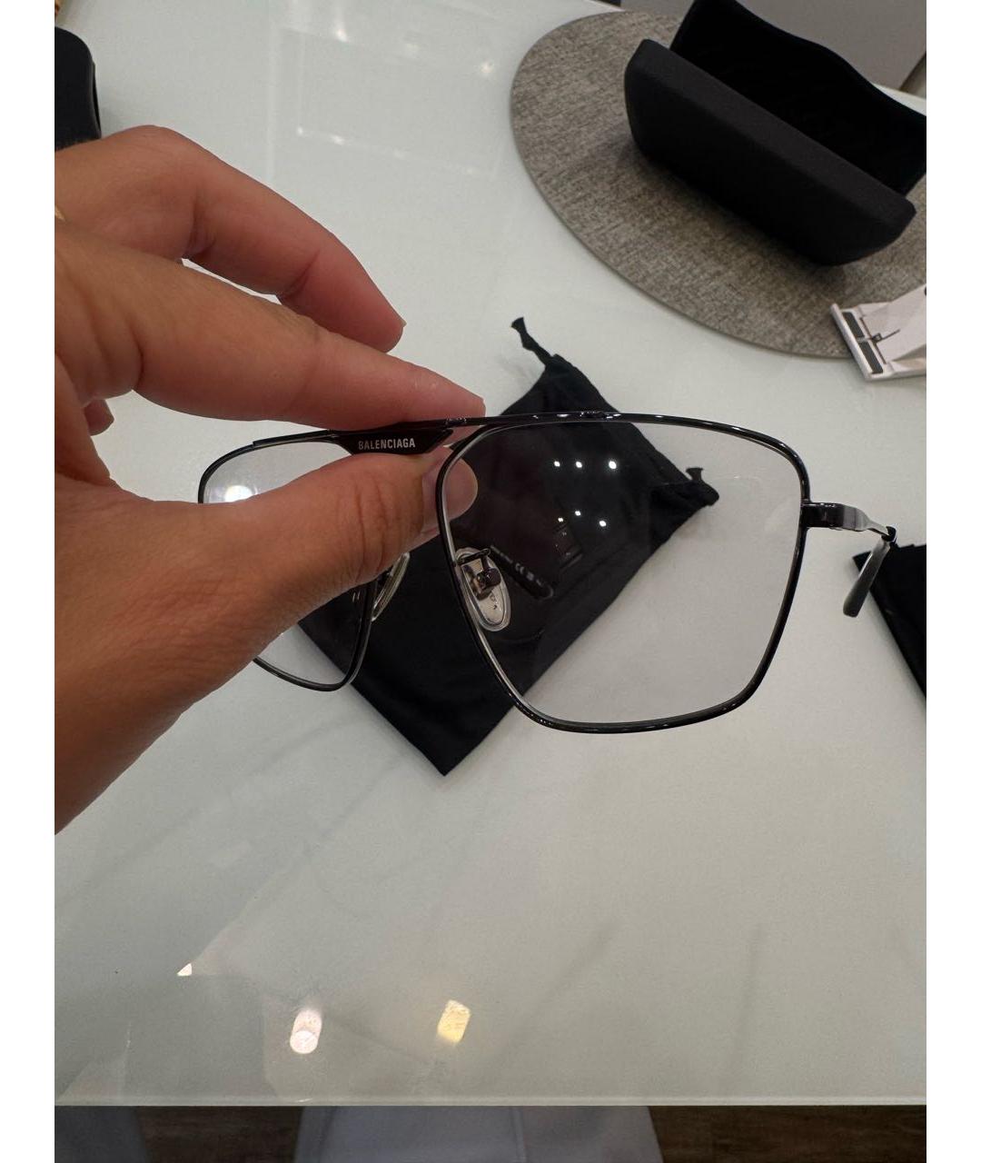 BALENCIAGA Черные солнцезащитные очки, фото 4
