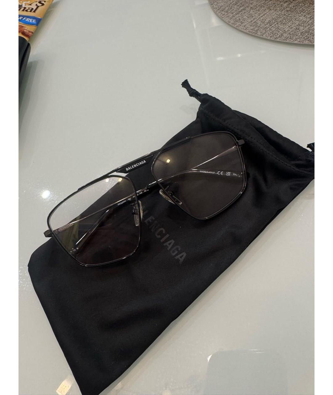 BALENCIAGA Черные солнцезащитные очки, фото 7
