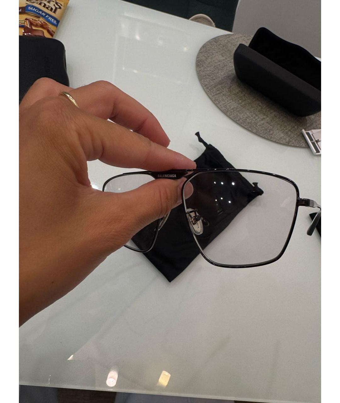 BALENCIAGA Черные солнцезащитные очки, фото 6