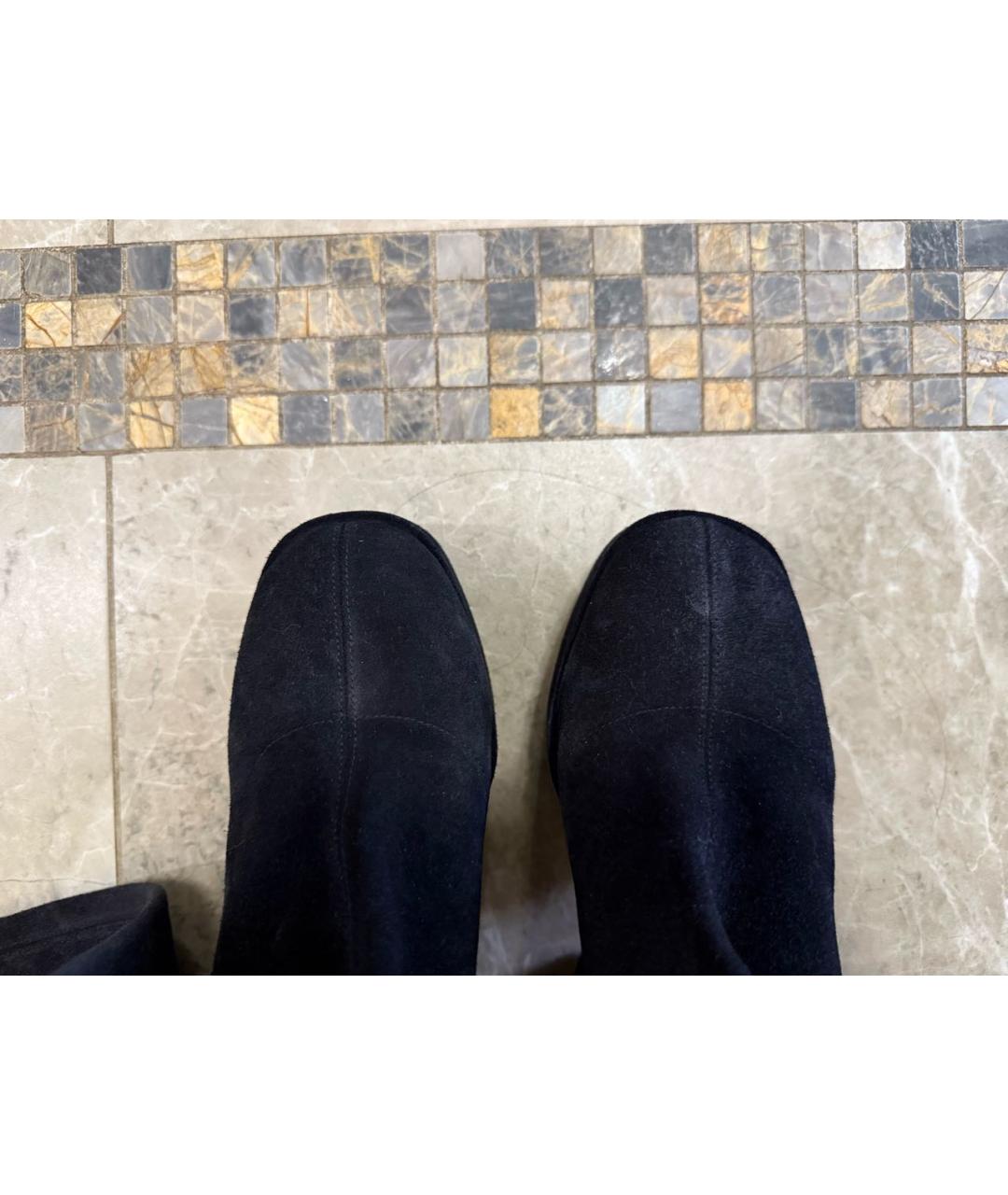 PARIS TEXAS Черные замшевые сапоги, фото 3
