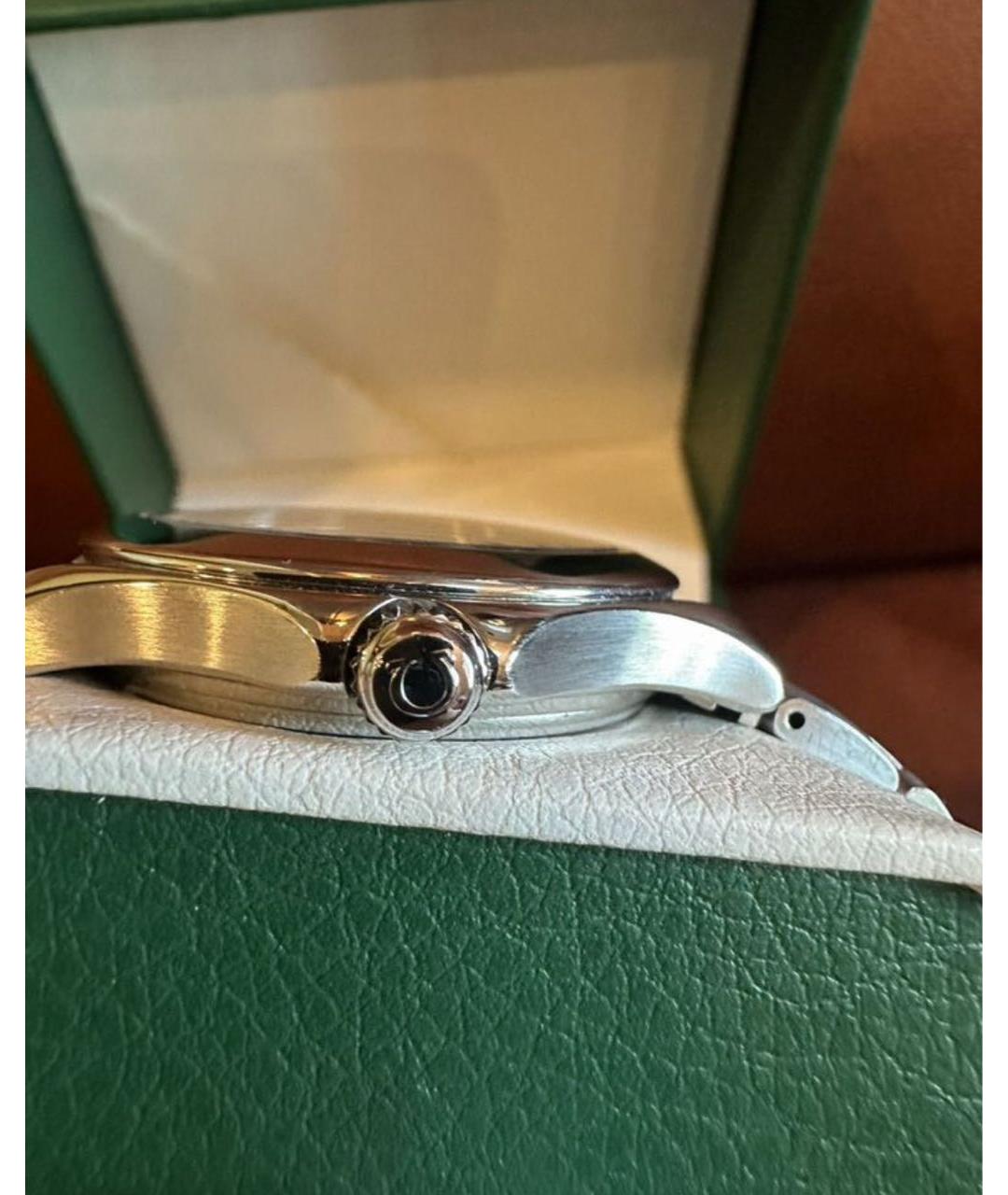 OMEGA Серые стальные часы, фото 5