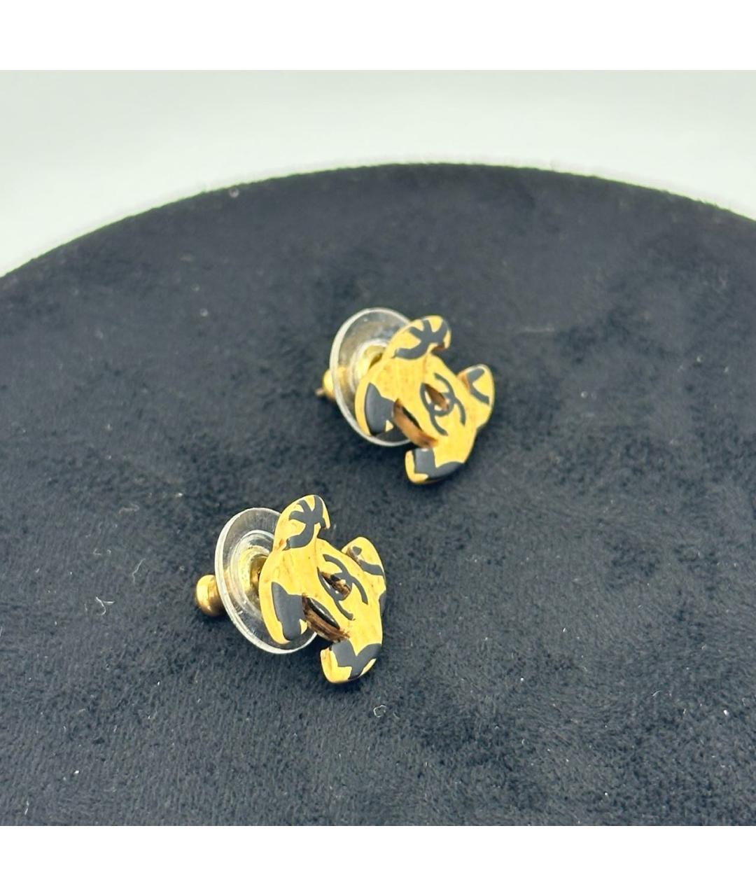 CHANEL Золотые серьги, фото 4