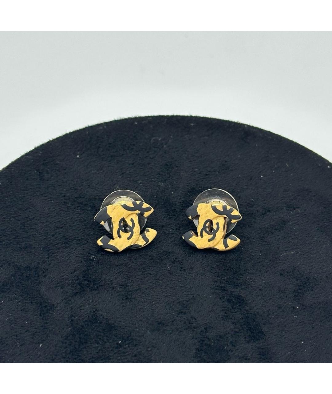 CHANEL Золотые серьги, фото 2