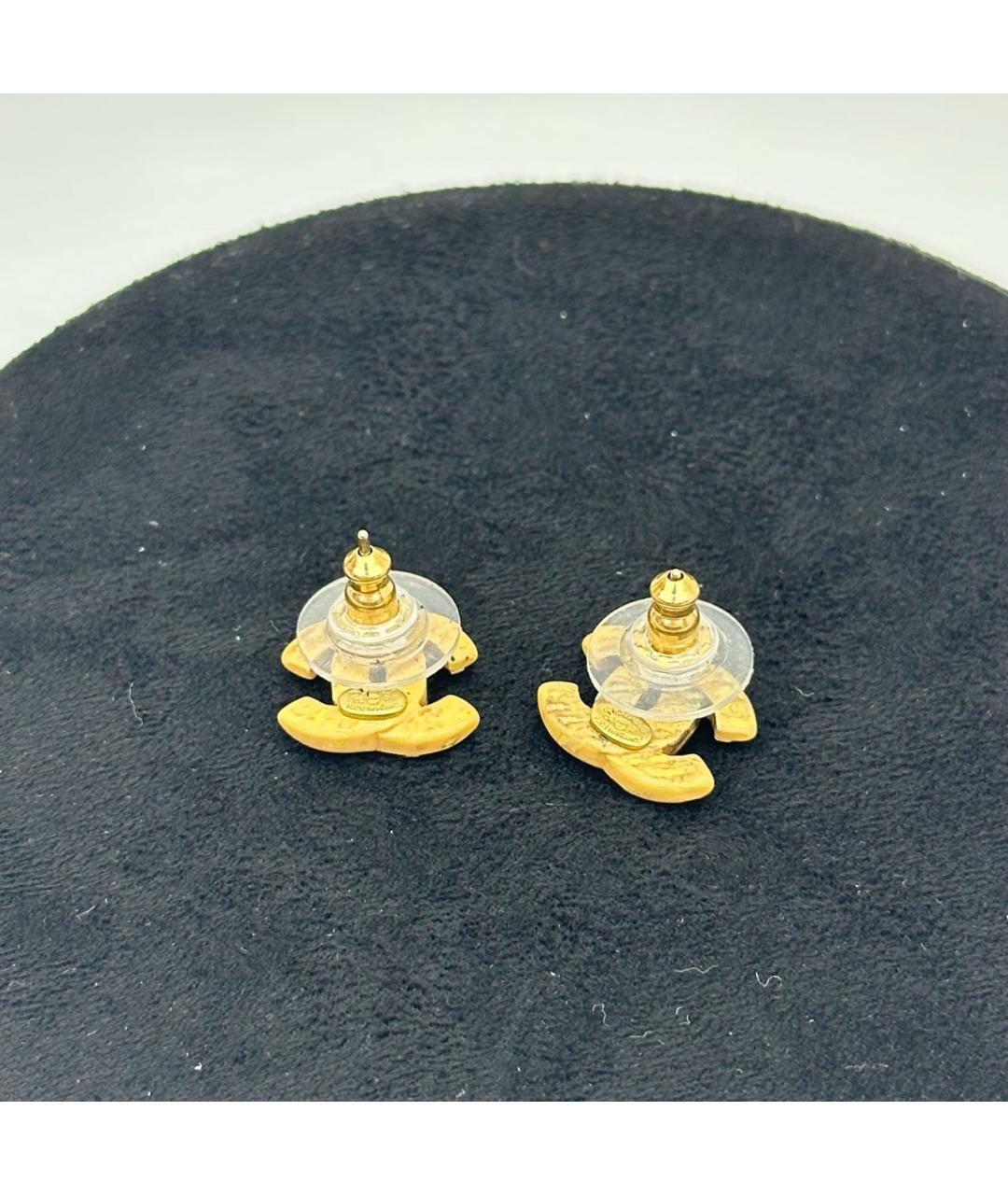 CHANEL Золотые серьги, фото 5