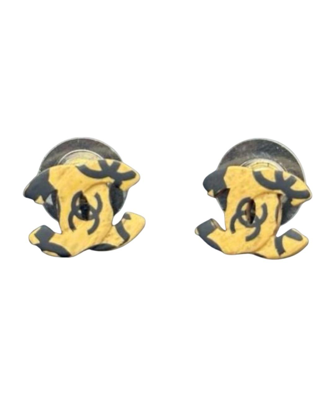 CHANEL Золотые серьги, фото 1