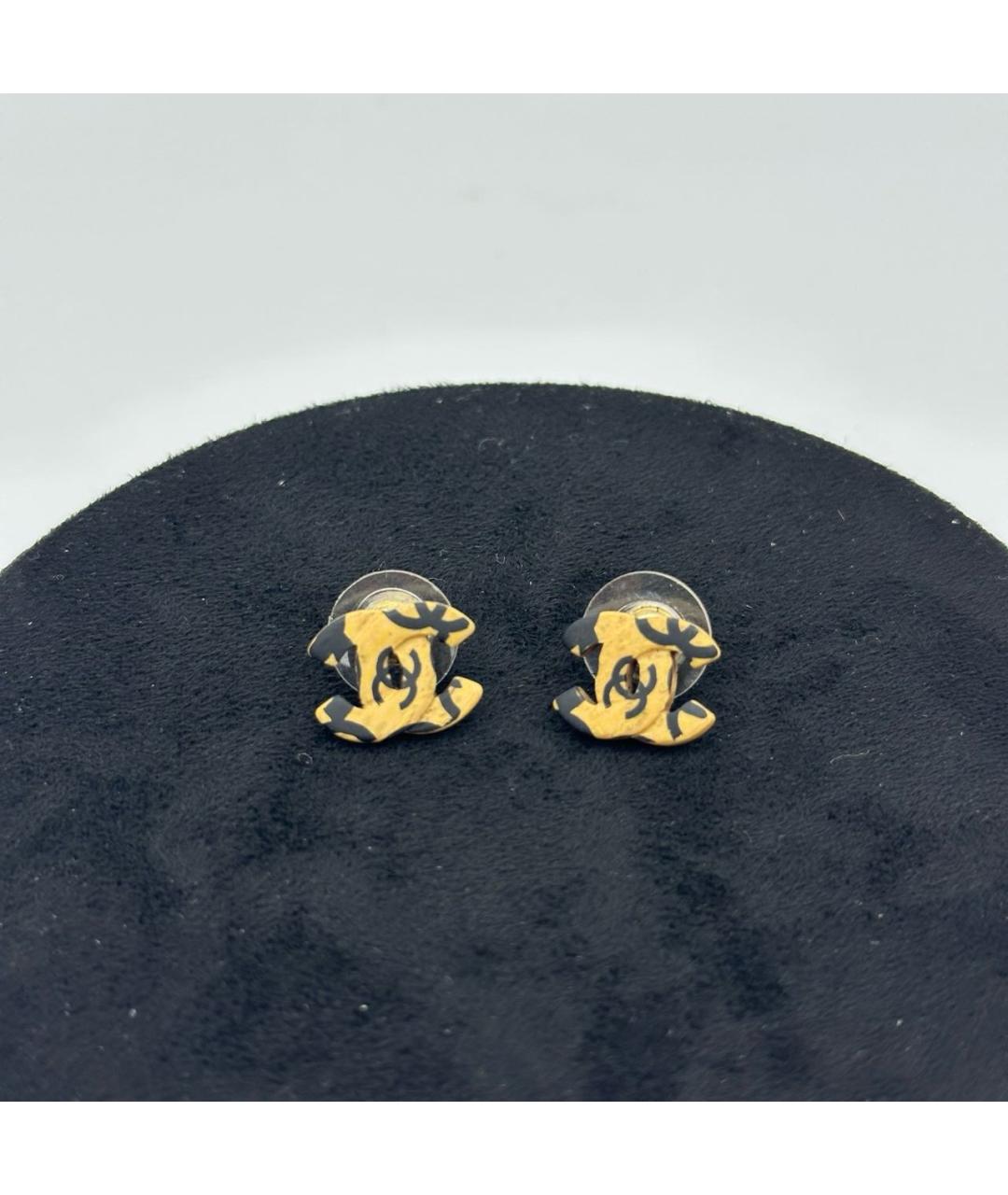 CHANEL Золотые серьги, фото 6