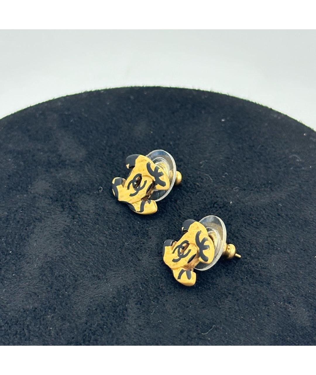 CHANEL Золотые серьги, фото 3