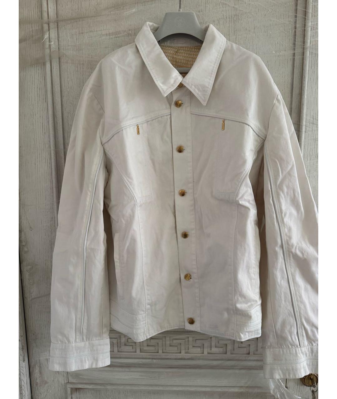 ZILLI Белая хлопковая куртка, фото 7