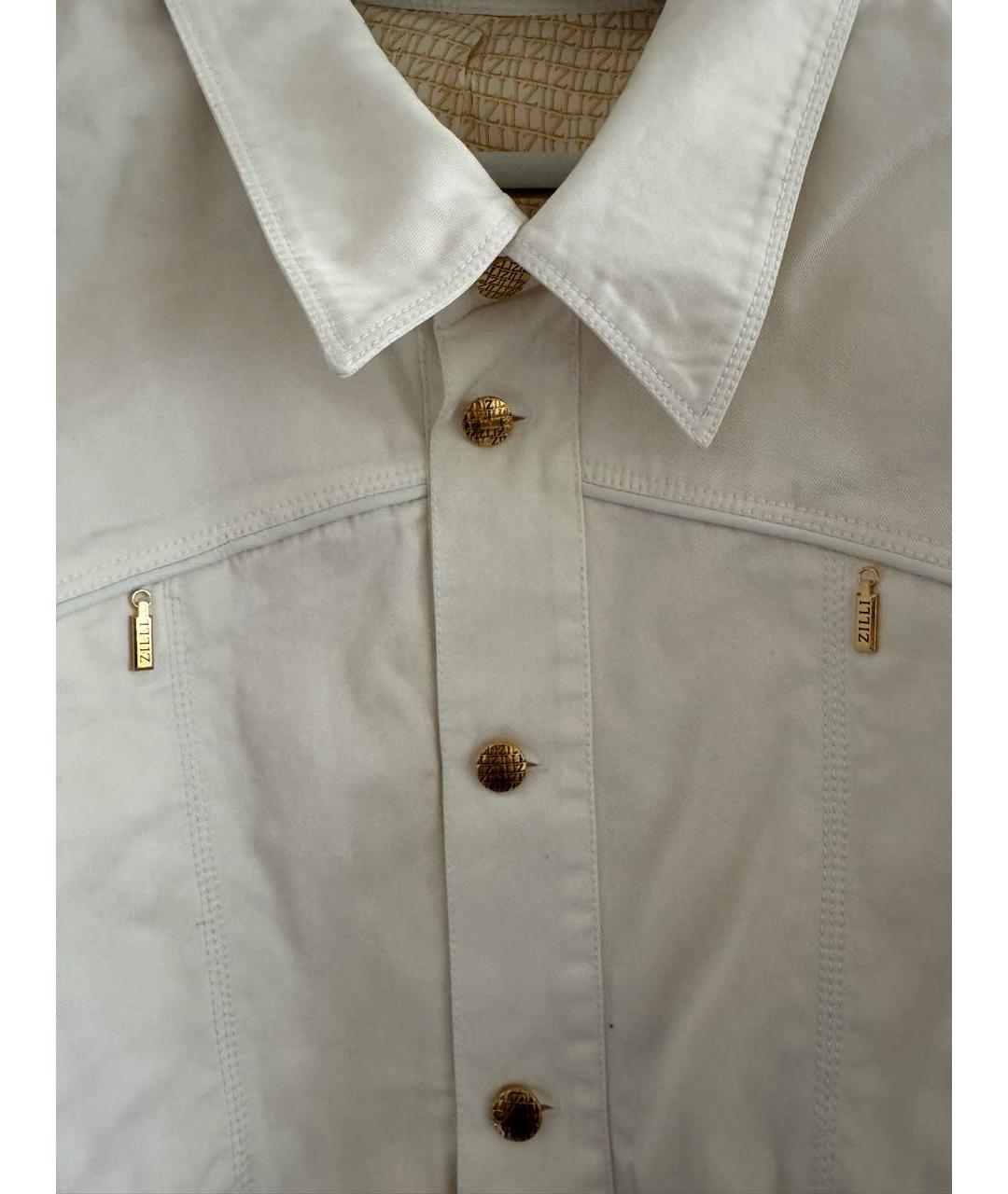 ZILLI Белая хлопковая куртка, фото 3