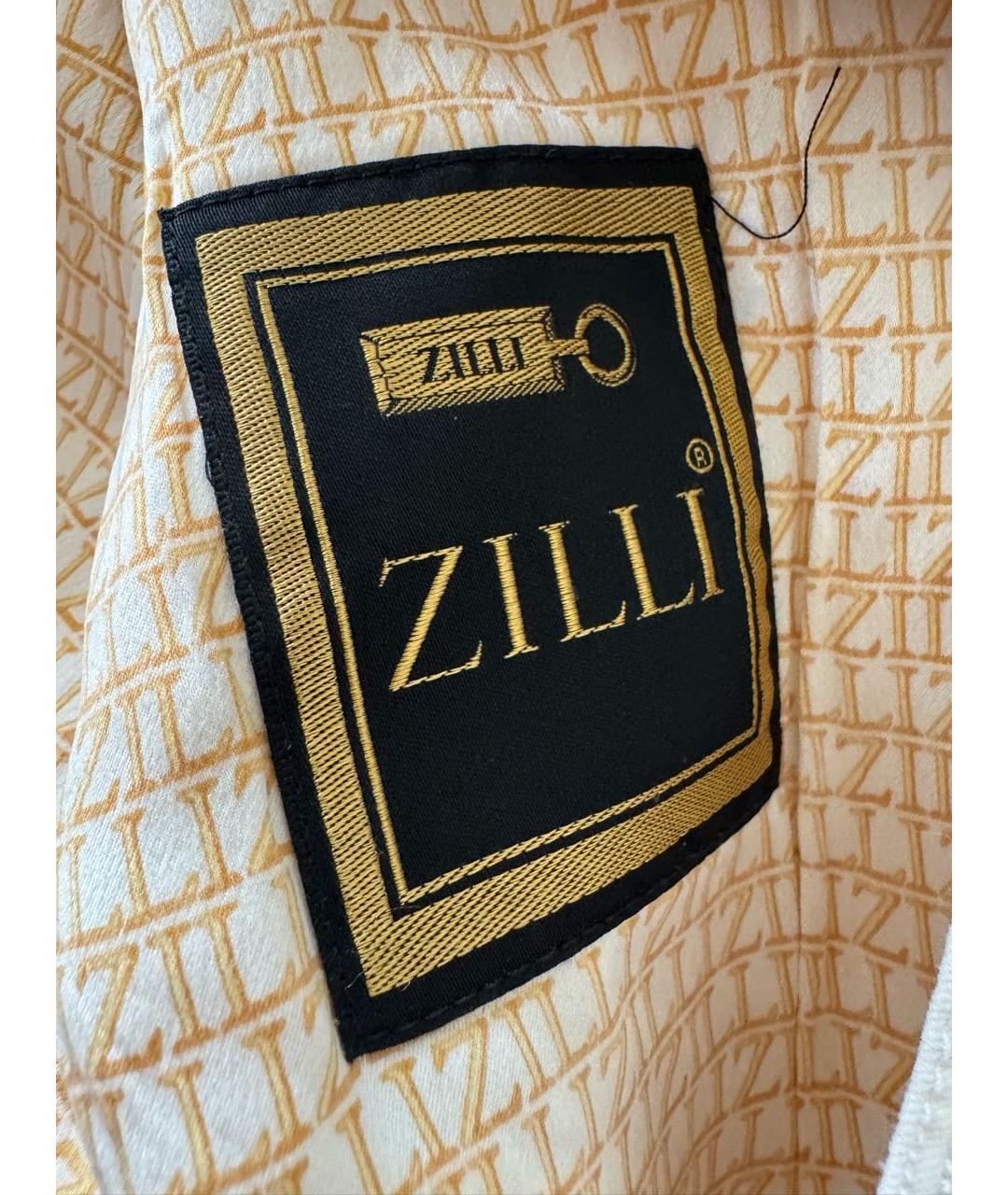 ZILLI Белая хлопковая куртка, фото 5