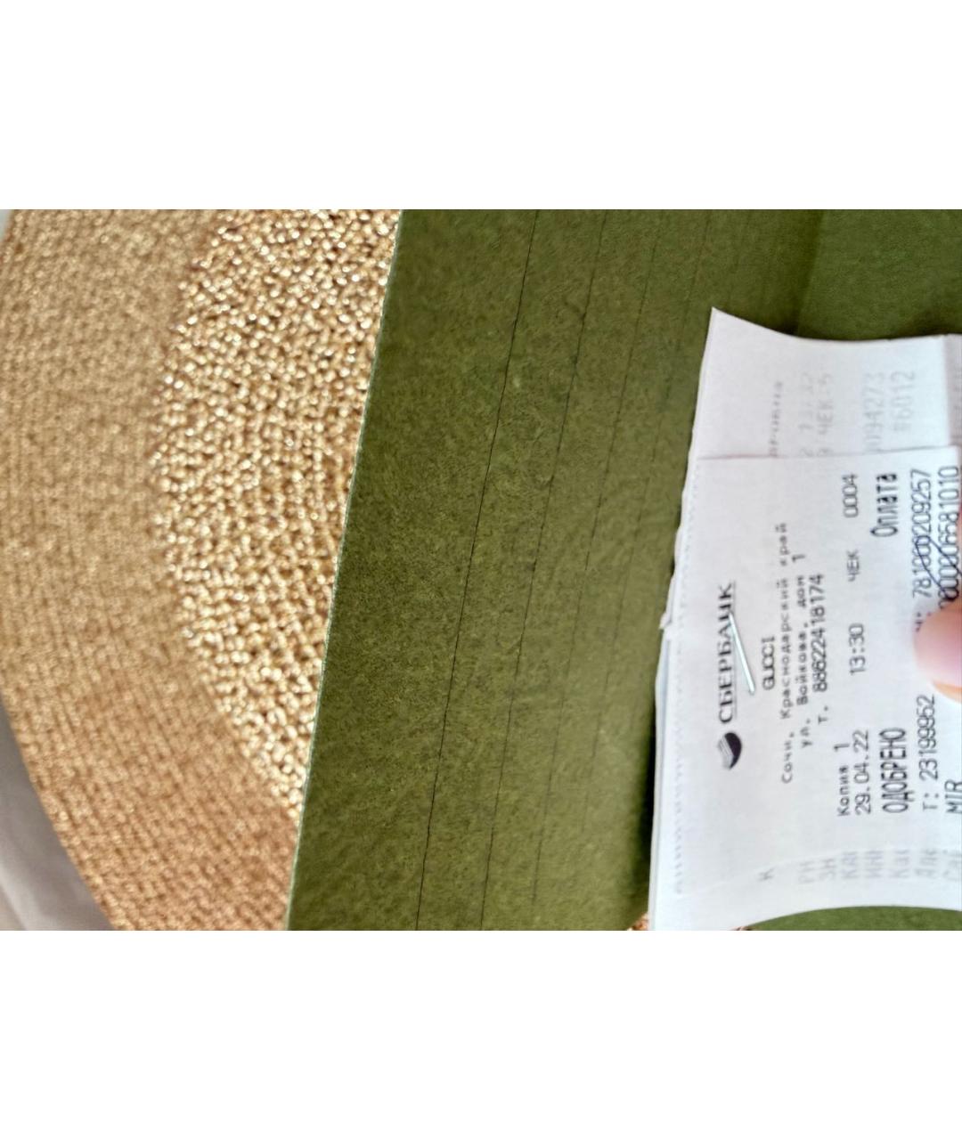 GUCCI Бежевая шляпа, фото 4