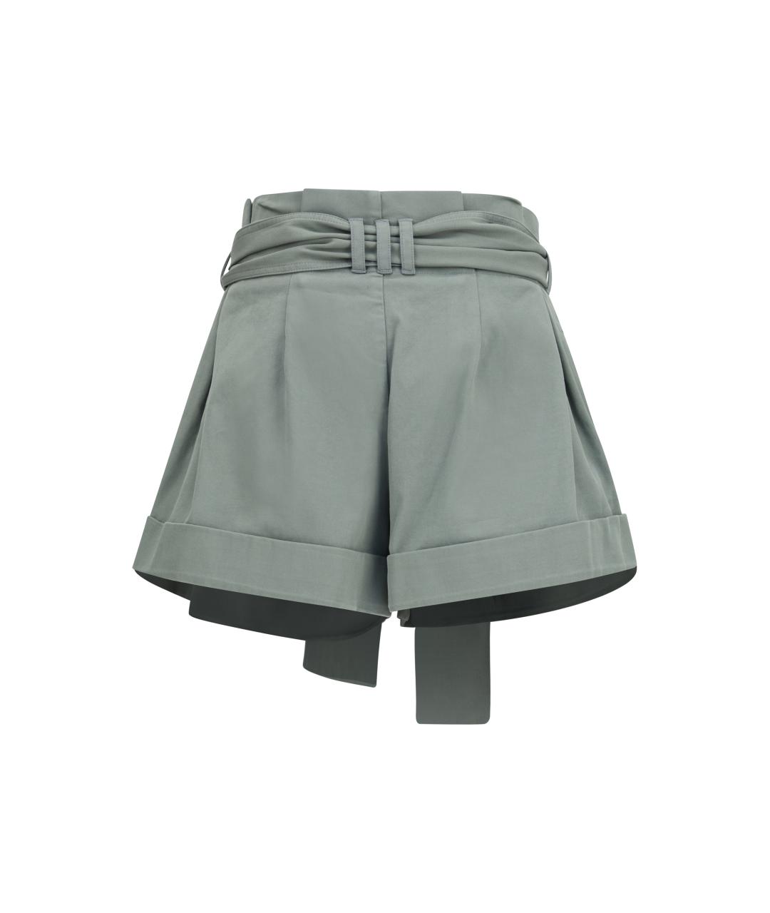 BALMAIN Бежевые хлопковые шорты, фото 2