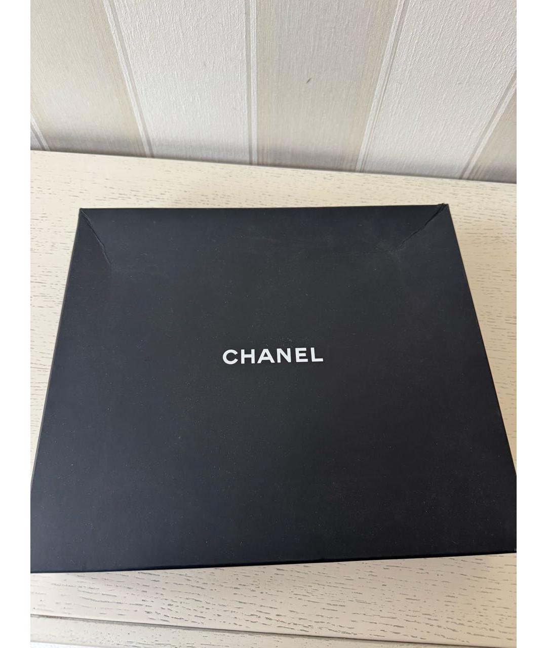 CHANEL Бежевый кашемировый шарф, фото 6