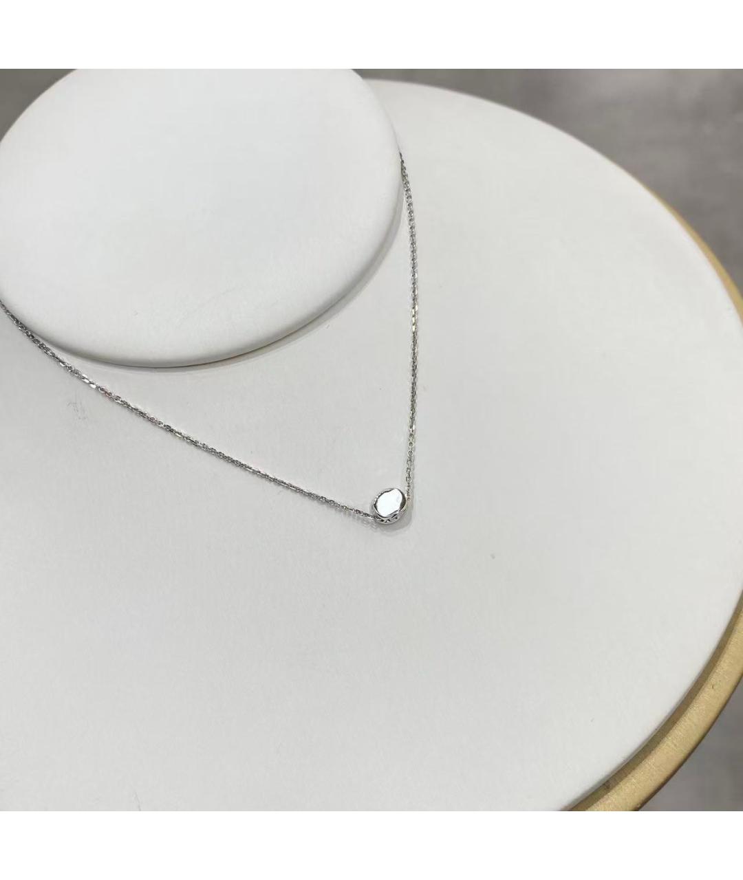 BVLGARI Серебряное колье из белого золота, фото 4