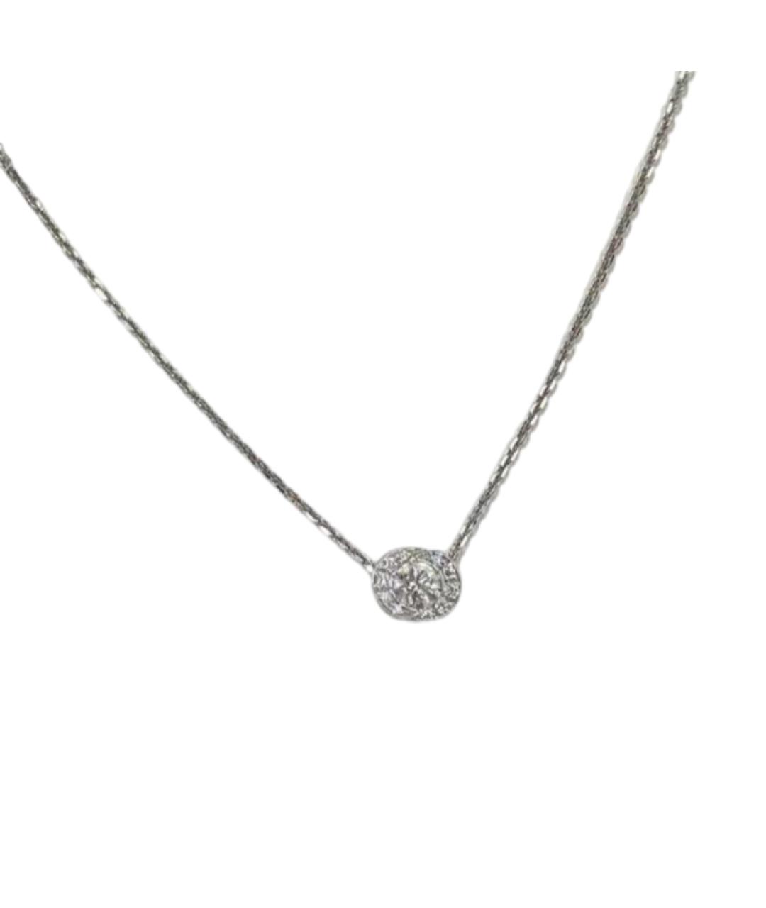 BVLGARI Серебряное колье из белого золота, фото 6