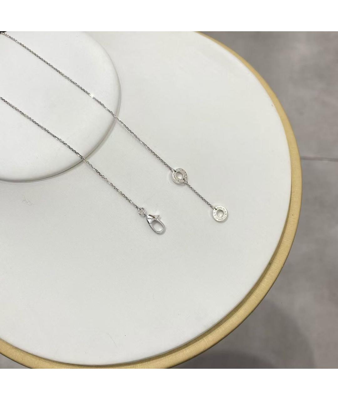 BVLGARI Серебряное колье из белого золота, фото 5