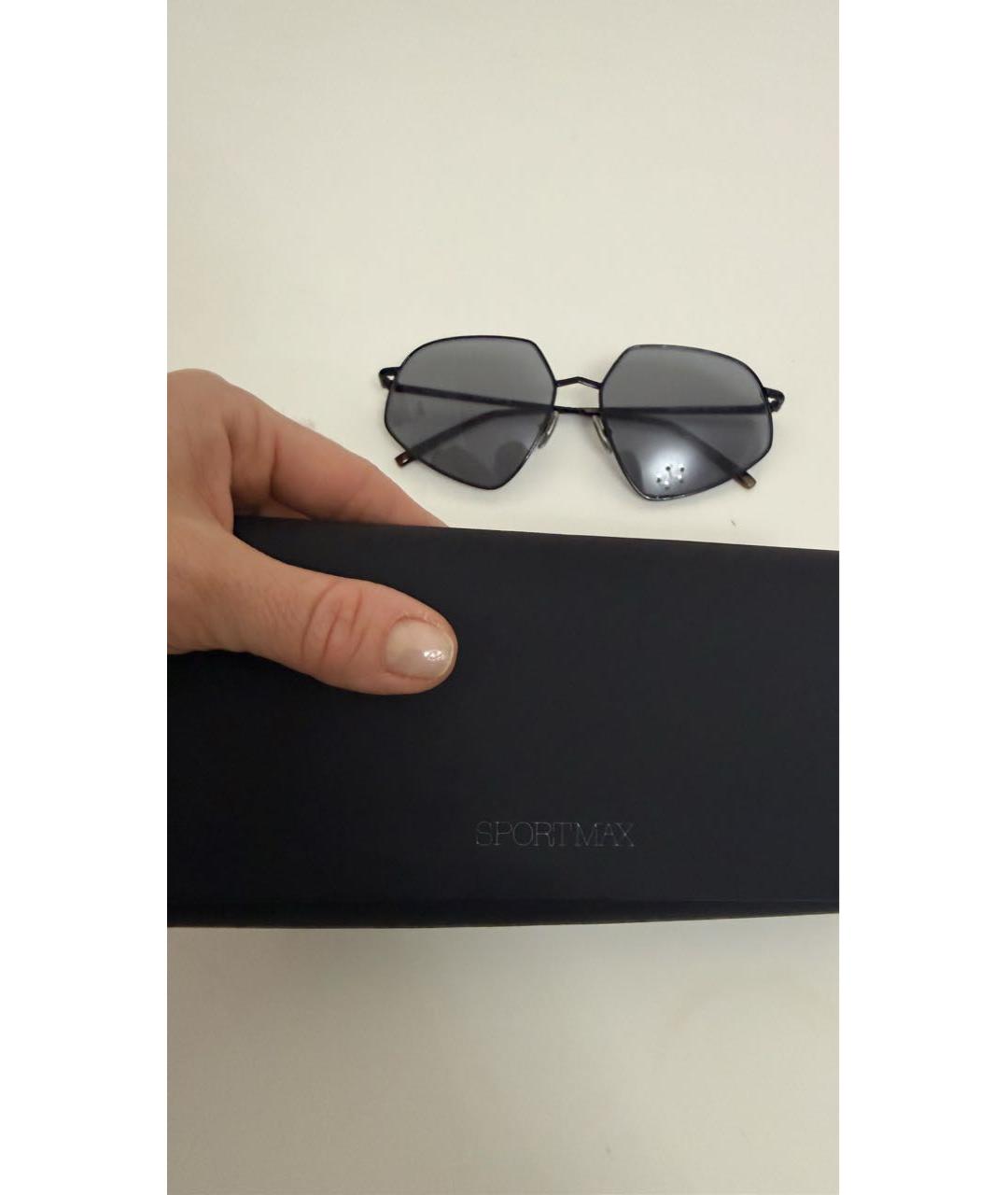 SPORTMAX Черные солнцезащитные очки, фото 3