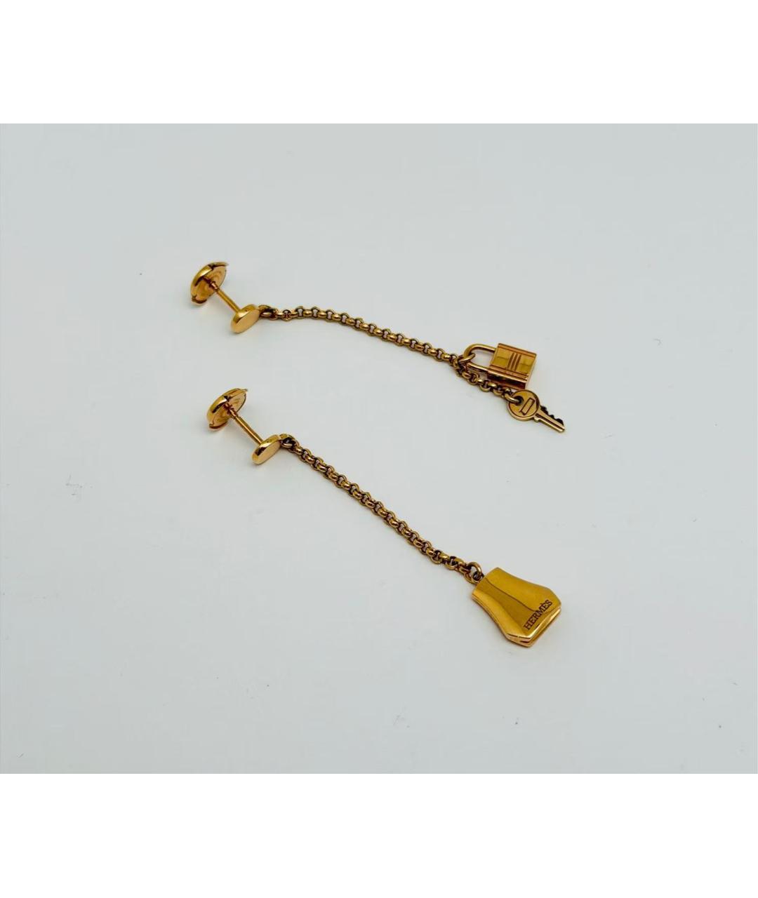 HERMES Золотые серьги, фото 4