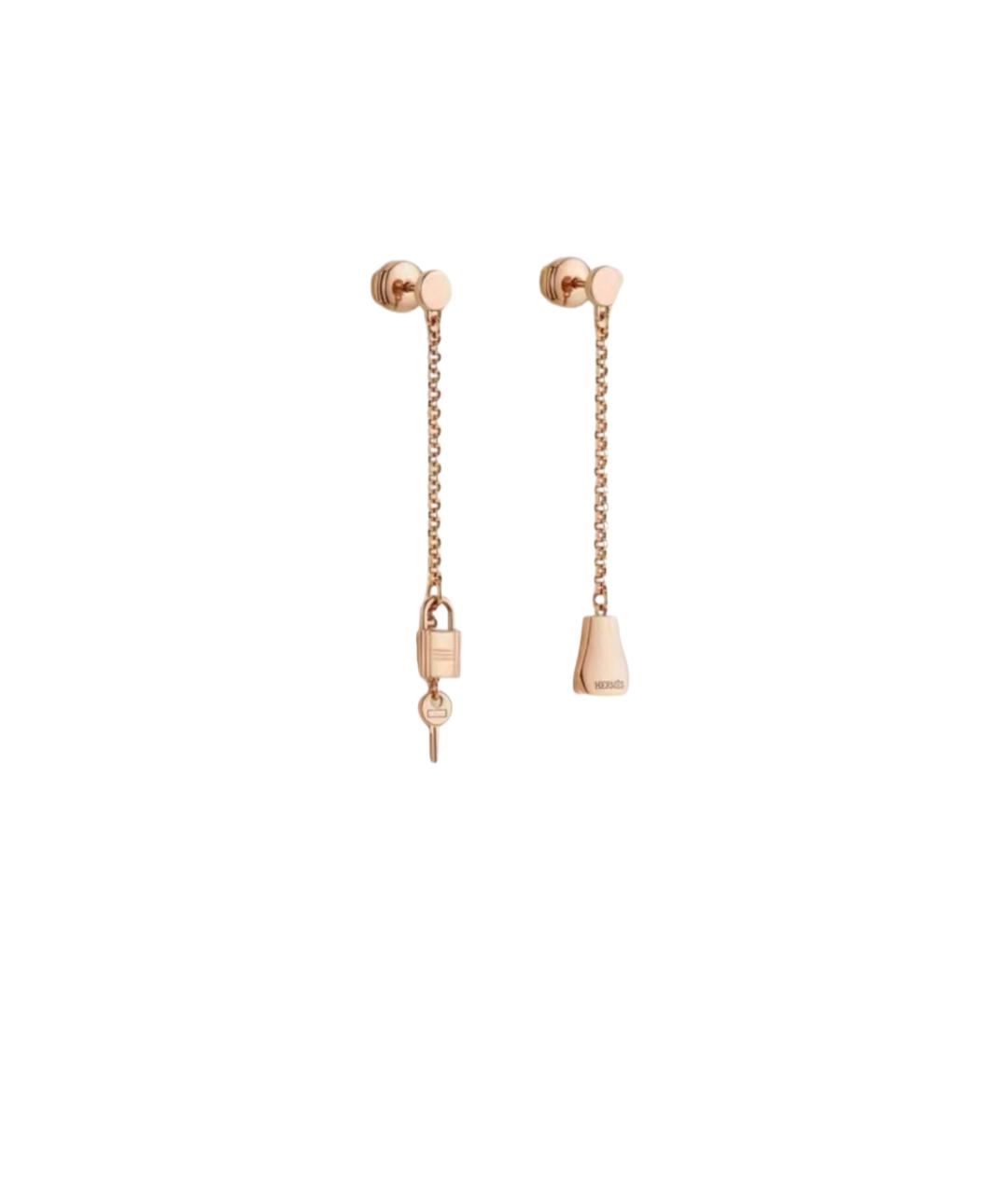 HERMES Золотые серьги, фото 6