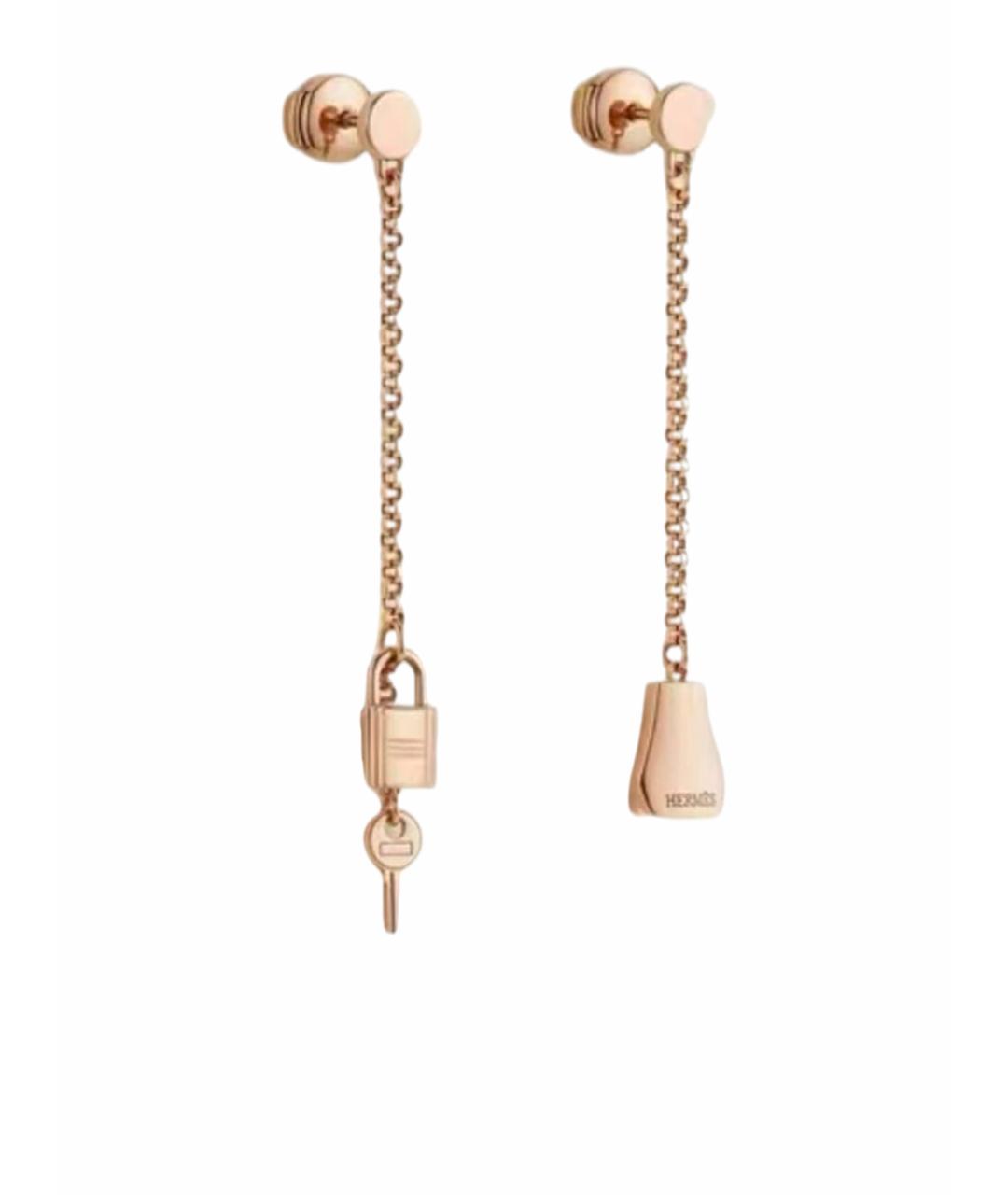 HERMES Золотые серьги, фото 1