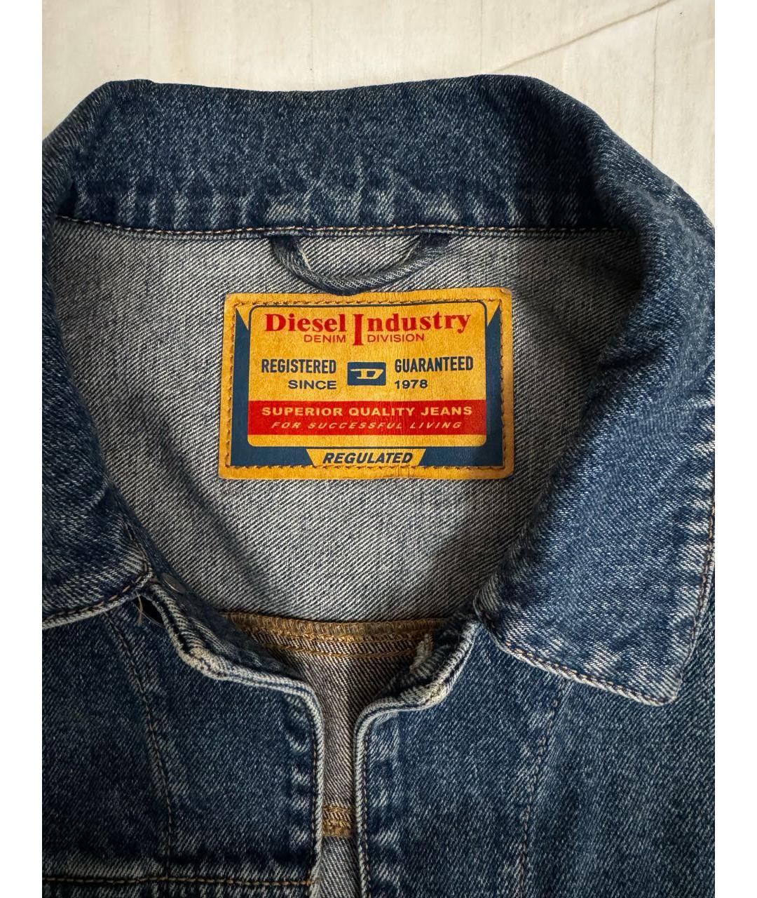 DIESEL Синяя деним куртка, фото 3