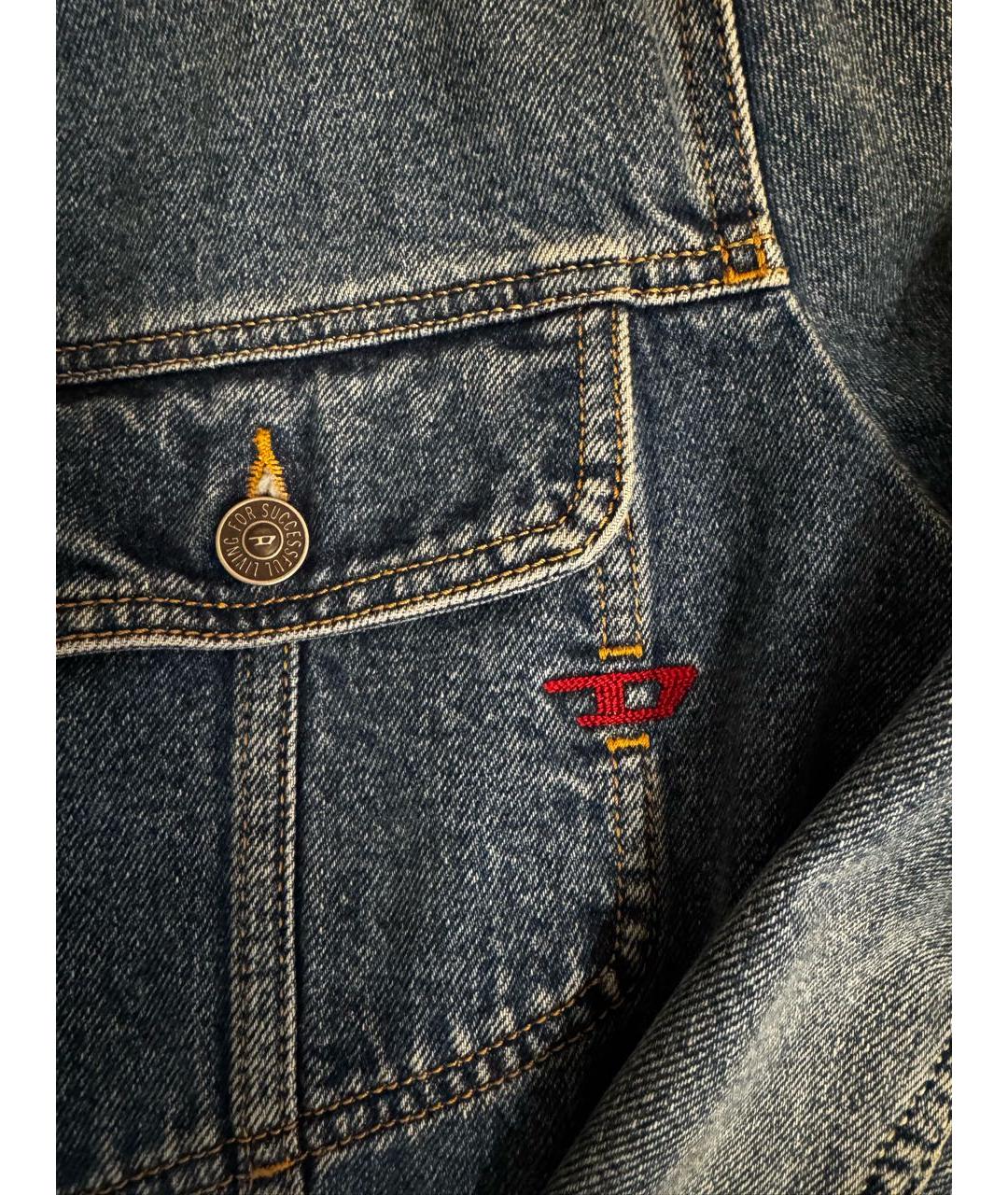 DIESEL Синяя деним куртка, фото 4