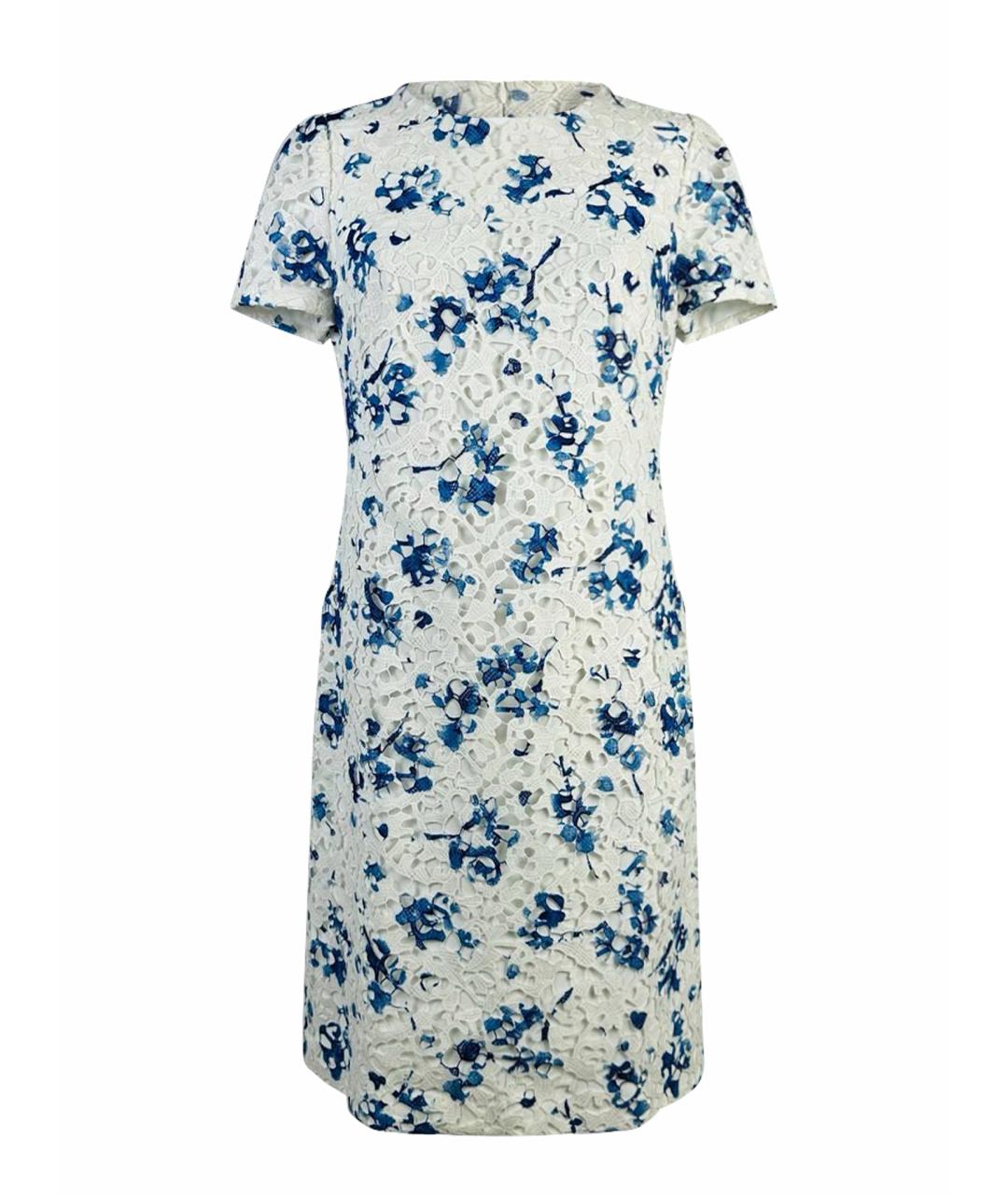 RALPH LAUREN Белое кружевное коктейльное платье, фото 1