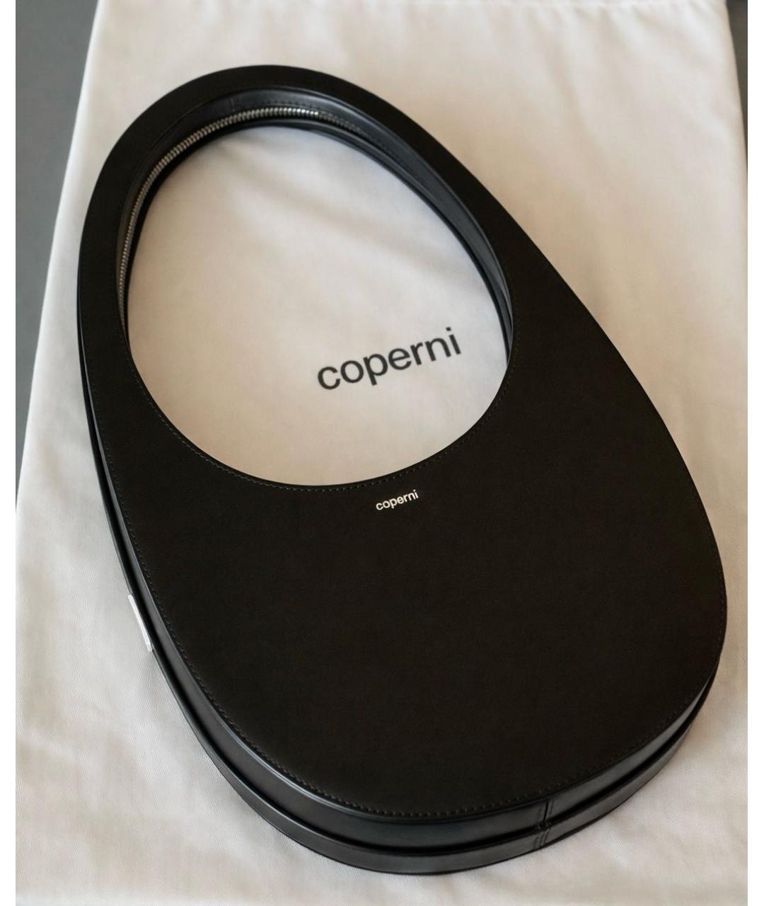 COPERNI Черная кожаная сумка через плечо, фото 5