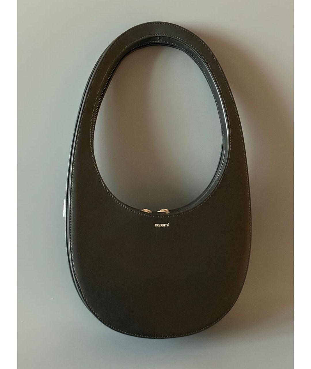 COPERNI Черная кожаная сумка через плечо, фото 2