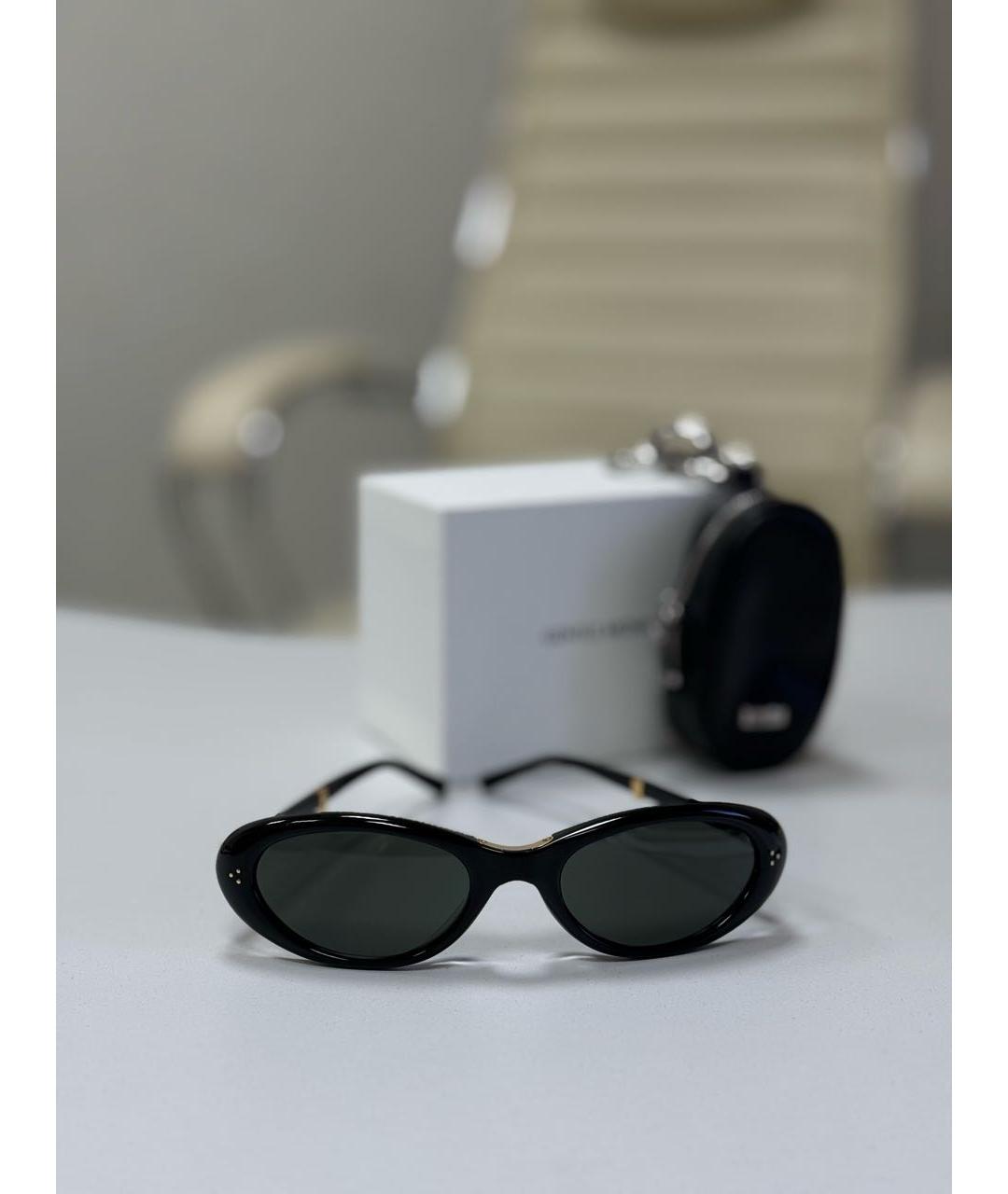 GENTLE MONSTER Черные пластиковые солнцезащитные очки, фото 5