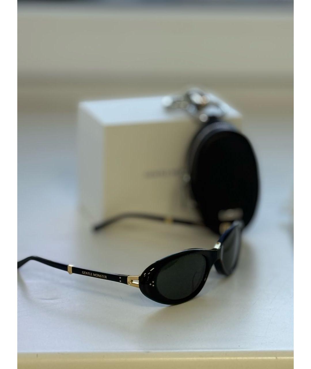 GENTLE MONSTER Черные пластиковые солнцезащитные очки, фото 2