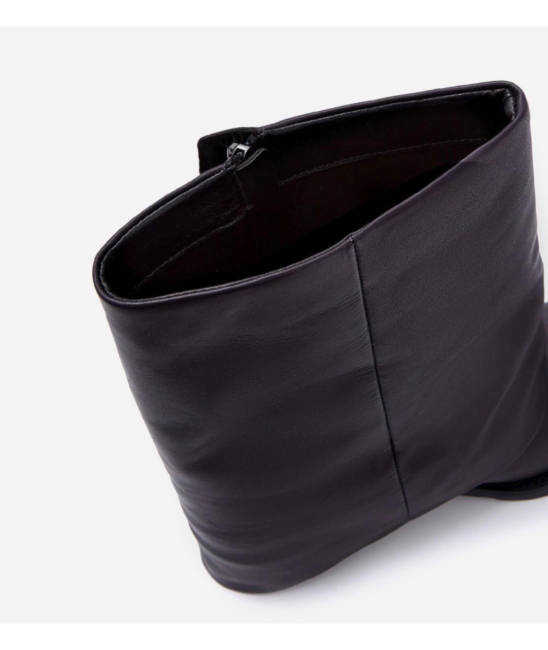 ASH Черные кожаные сапоги, фото 7