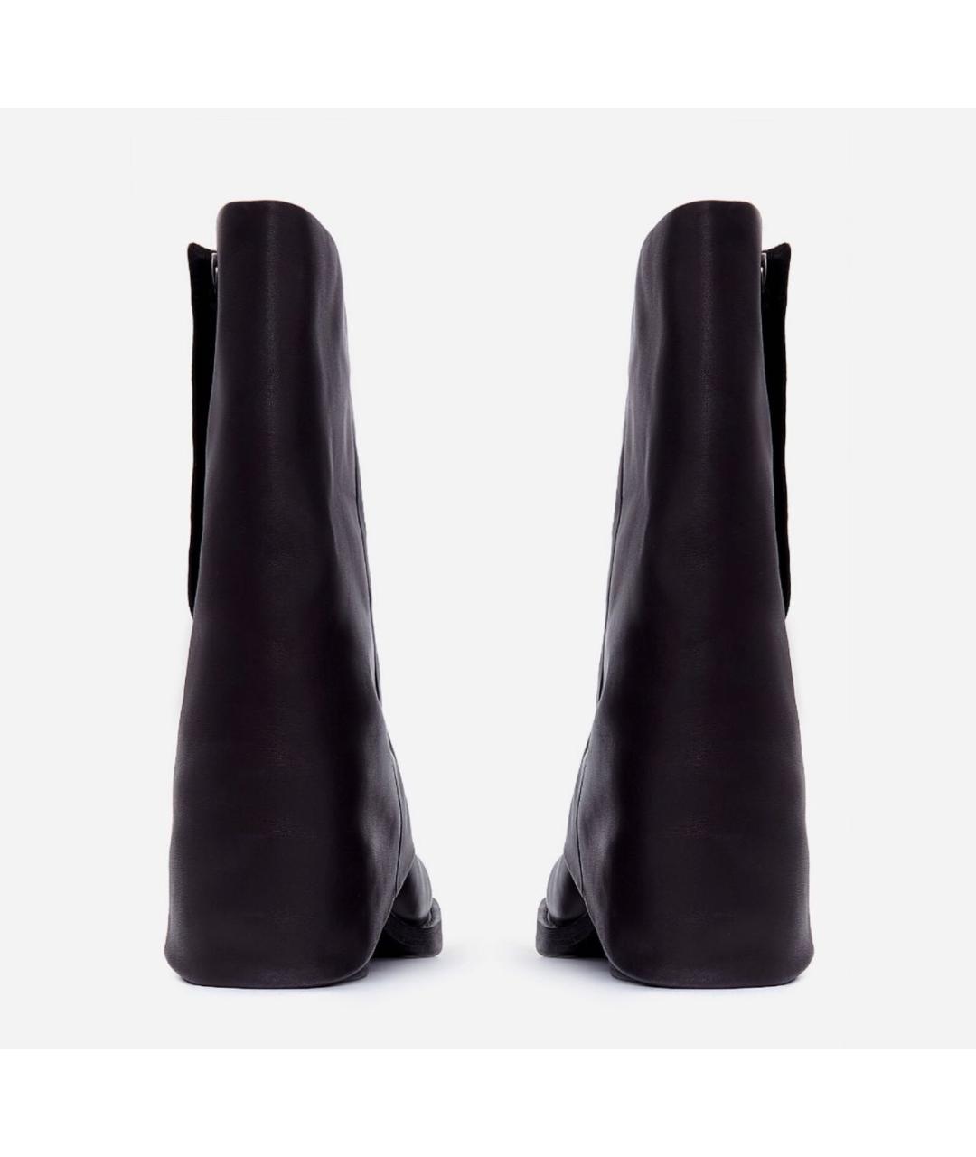 ASH Черные кожаные сапоги, фото 5