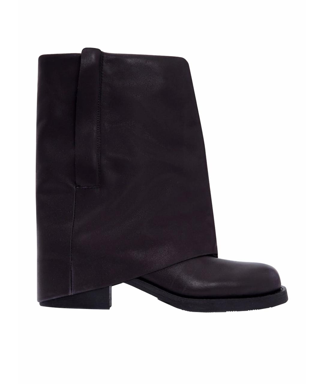 ASH Черные кожаные сапоги, фото 1