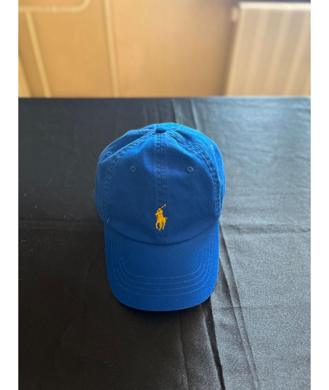 POLO RALPH LAUREN Синяя хлопковая кепка, фото 5