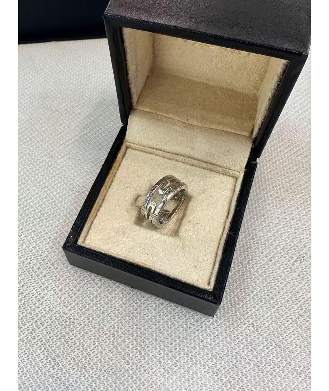 BVLGARI Серебряное кольцо из белого золота, фото 5