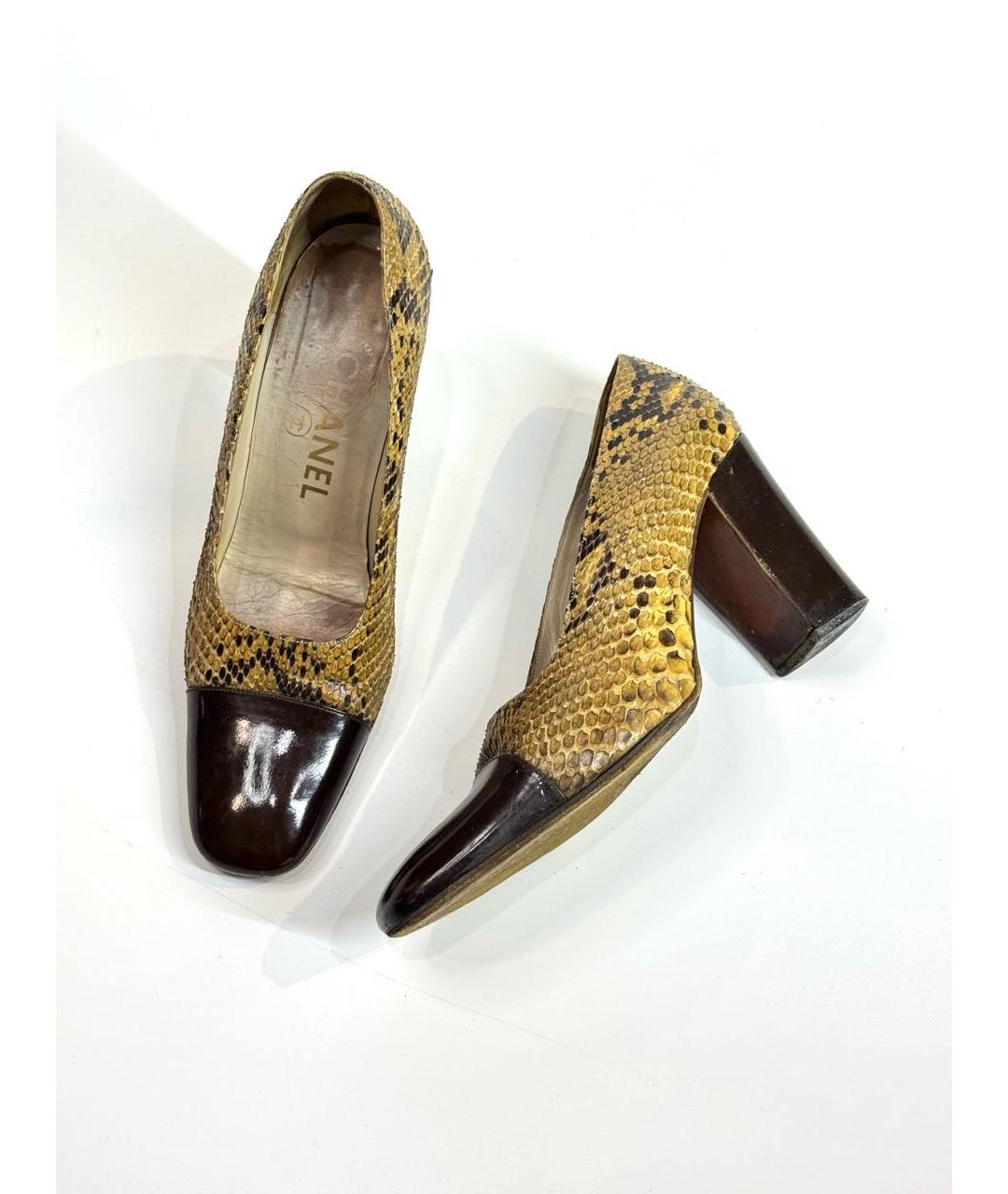 CHANEL Мульти туфли из экзотической кожи, фото 2