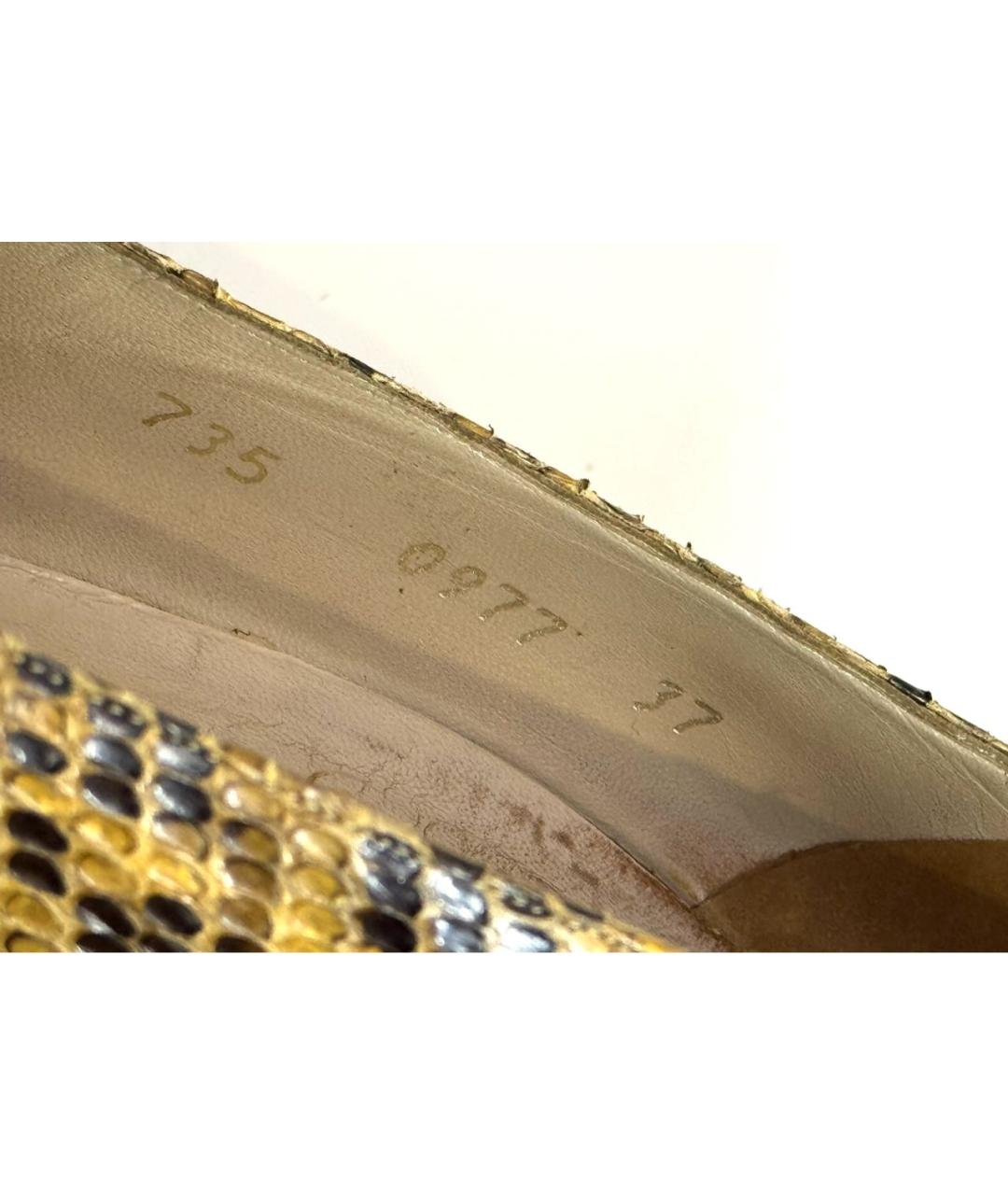 CHANEL Мульти туфли из экзотической кожи, фото 5