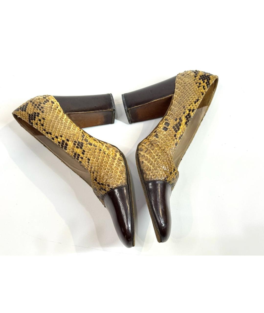 CHANEL Мульти туфли из экзотической кожи, фото 6