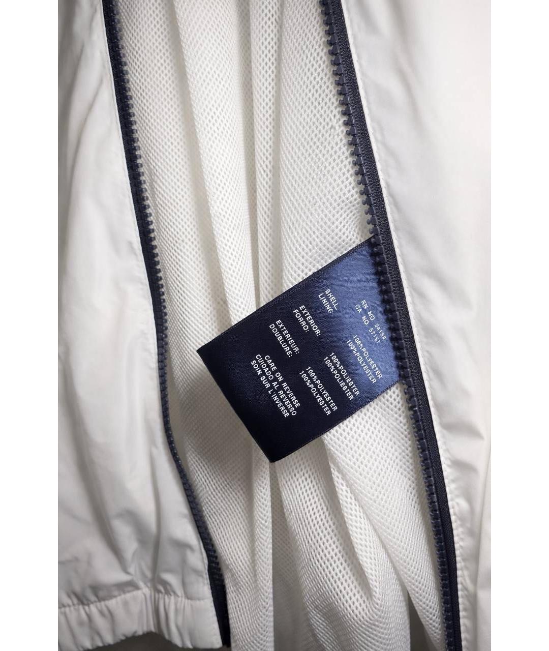 TOMMY HILFIGER Белая полиэстеровая куртка, фото 5