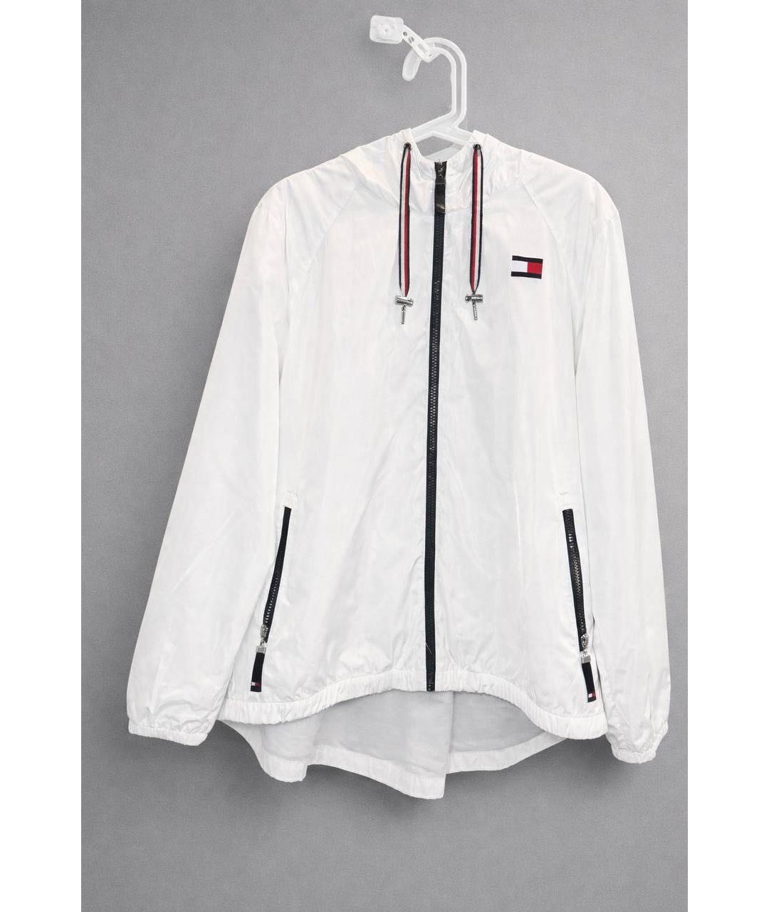 TOMMY HILFIGER Белая полиэстеровая куртка, фото 6